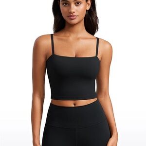 CRZ Black Cropped Tank Top